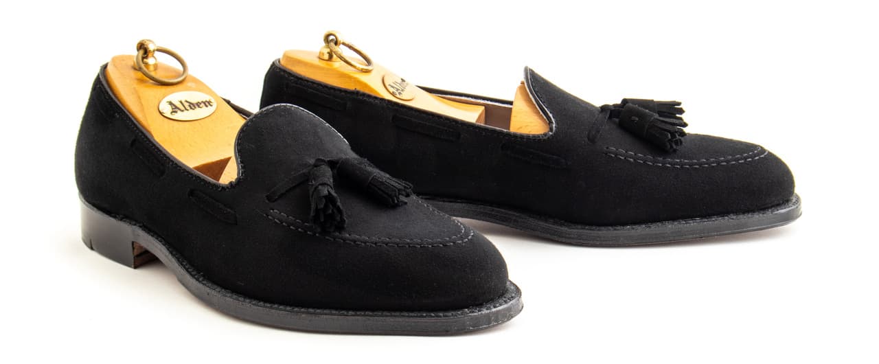 Tassel Loafer – Black Suede Black Suede