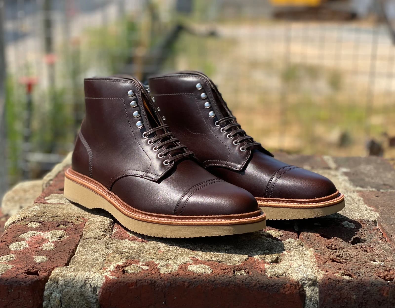 The Adirondack 2x2 Cap Toe Boot Austin Tar