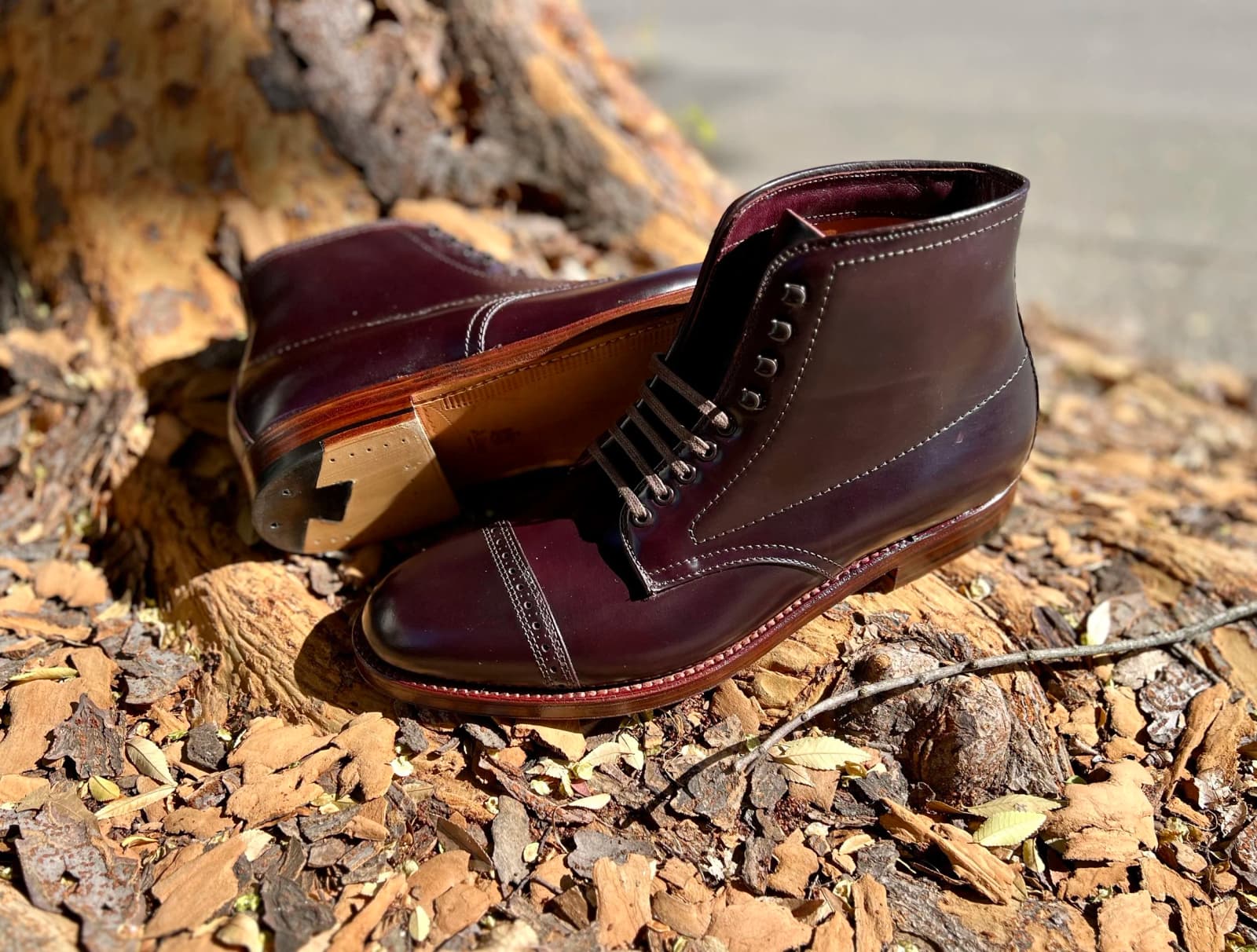 The Yarborough Jumper Boot Color 8 Color 8 Shell Cordovan