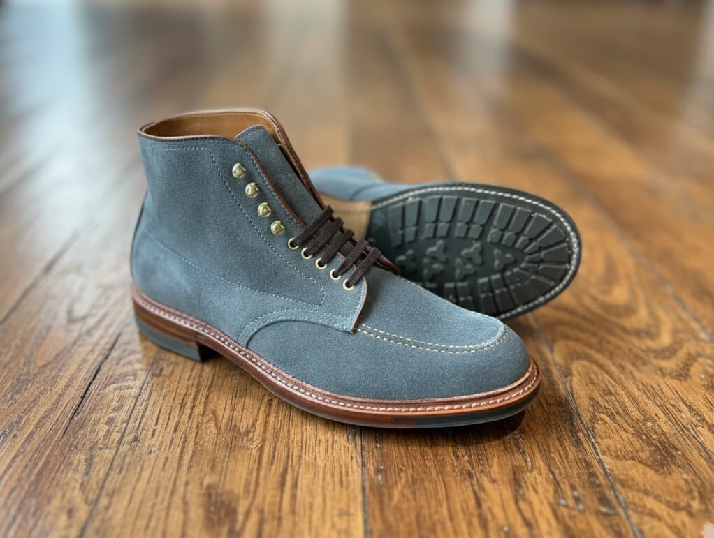 Matte Gray Suede Indy Boot Matte Gray Suede