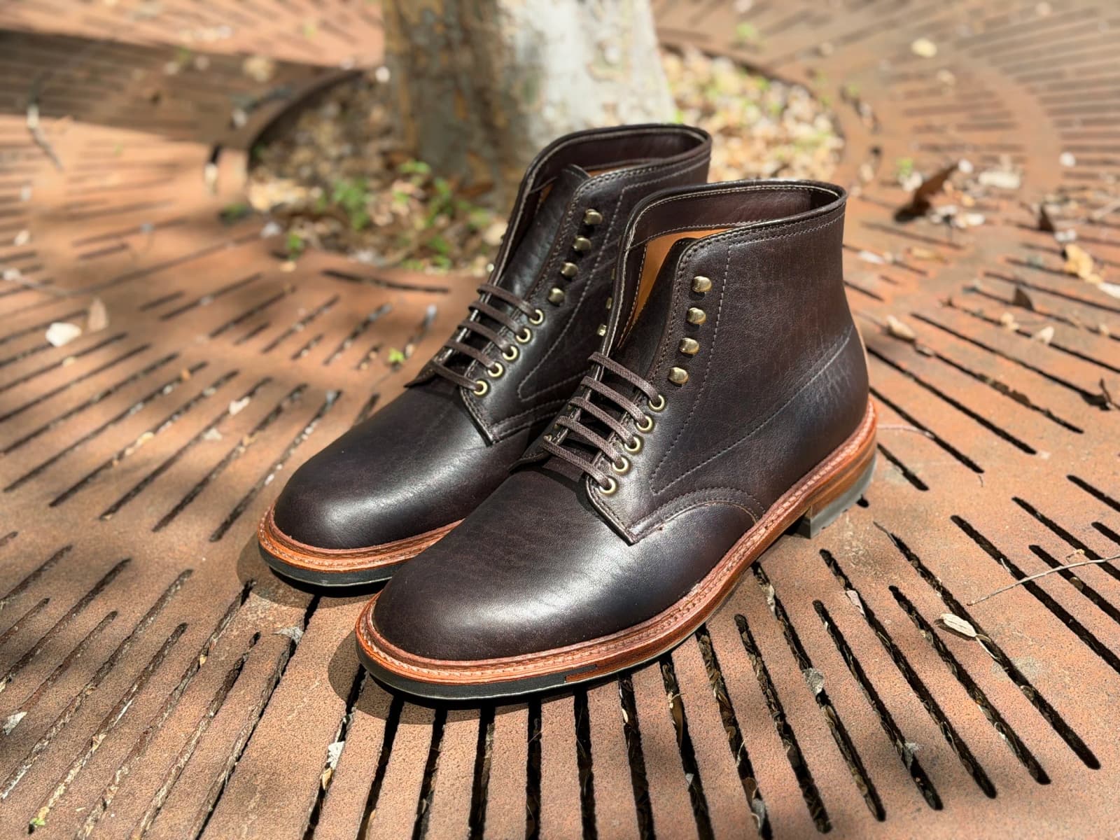 Olshan Plain Toe Trubalance Boot Arabica Lux