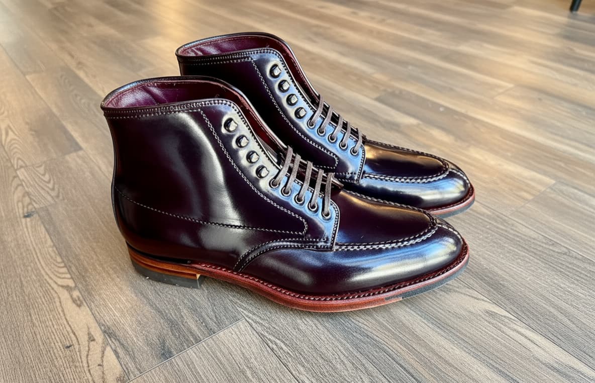 The VinhMD Tanker Boot Color 8 Color 8 Shell Cordovan