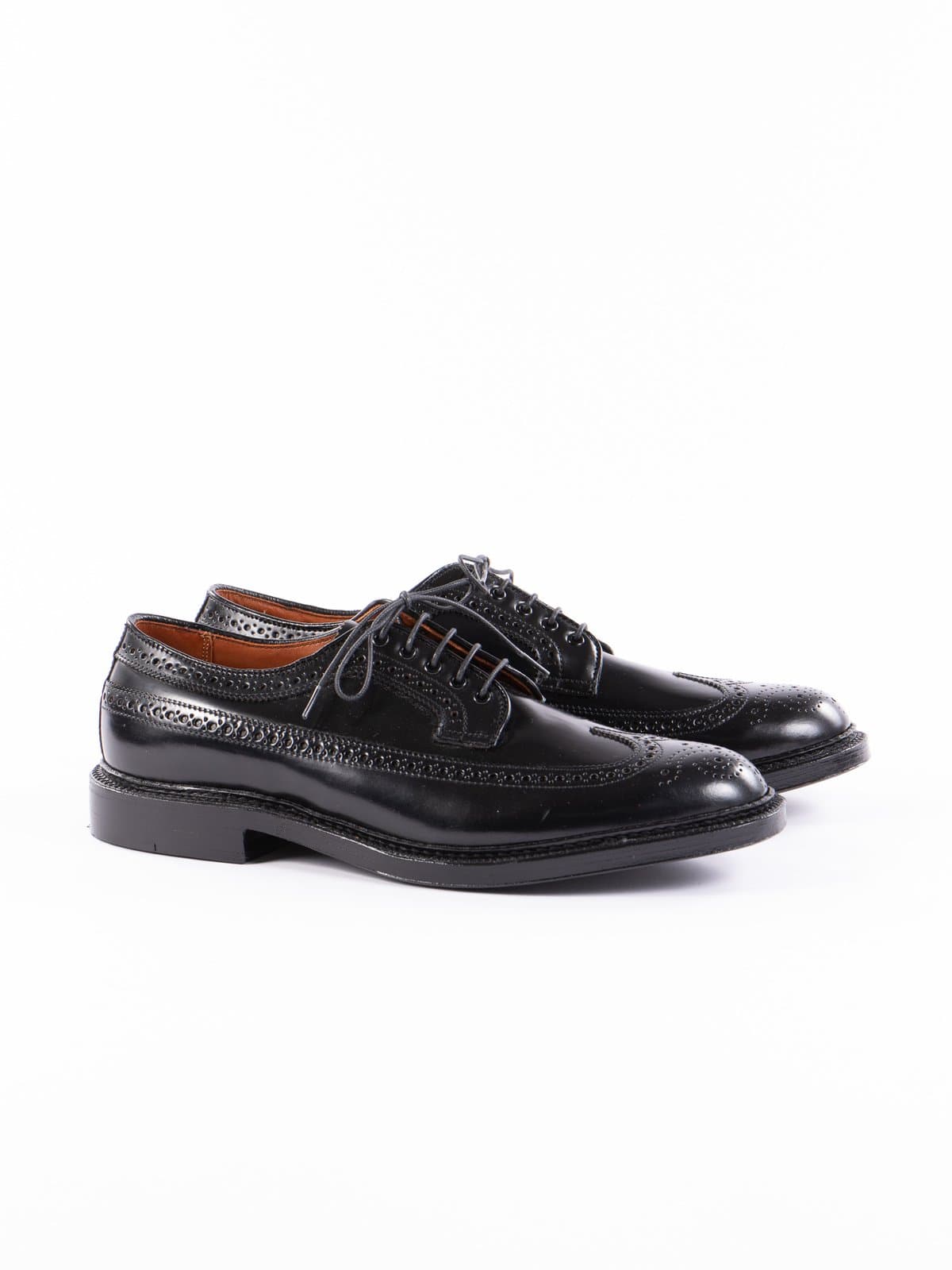 Long Wing Blucher Black Cordovan